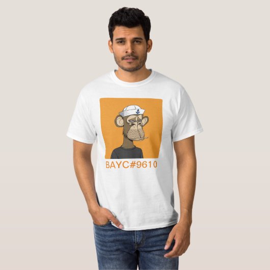 BAYC#9610 Viering T-shirt (Voorkant volledig)