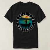 Baycat Lake Wisconsin Vist T-shirt (Design voorkant)