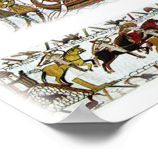 Bayeau Tapestry 11th Century Poster (Hoek)