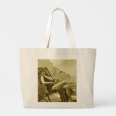 Bayer Beauty Beach Grote Tote Bag (Achterkant)