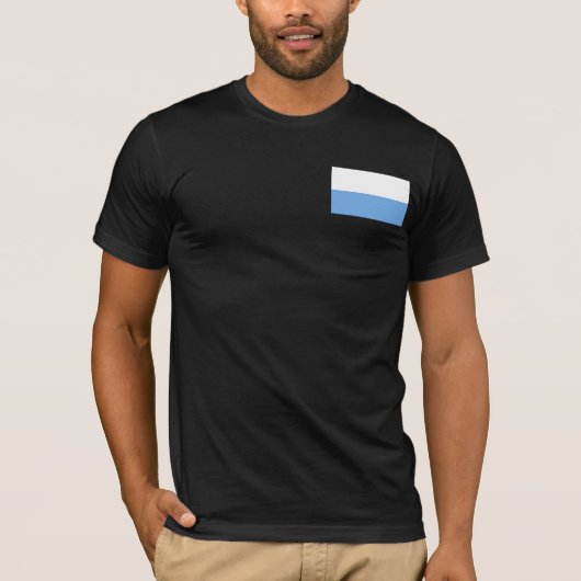 Bayerische Streifenflagge T-shirt (Voorkant)