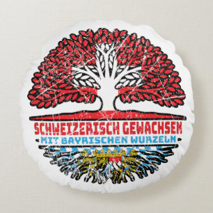 Bayern Bayrisch Schweizer Schweiz Baum Wurzel Rond Kussen
