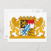 Bayern Coat of Arms Briefkaart (Voorkant / Achterkant)