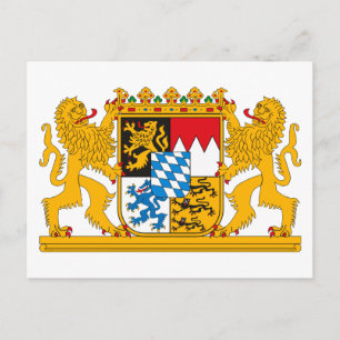 Bayern Coat of Arms Briefkaart