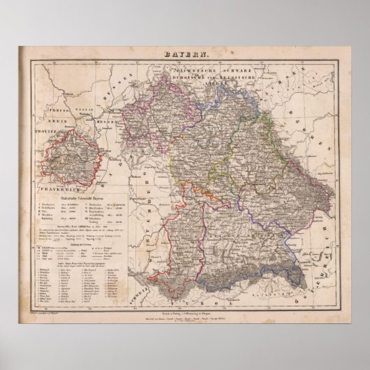 Bayern, Duitsland Poster (Voorkant)