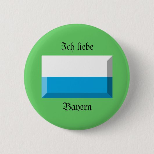 Bayern Flag Gem Ronde Button 5,7 Cm (Voorkant)