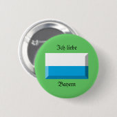 Bayern Flag Gem Ronde Button 5,7 Cm (Voorkant /achterkant)