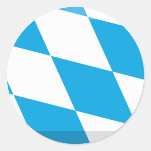 Bayern Flag Gem Ronde Sticker (Voorkant)