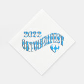 Bayern German Beer Festival Logo Oktoberfest 2022 Servet (Hoek)