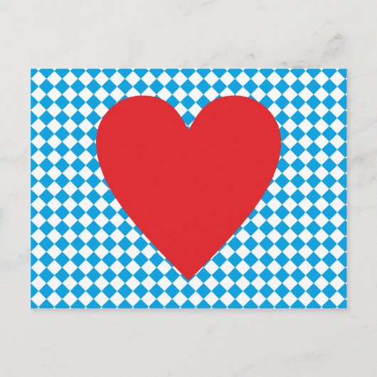 Bayern Herz hart Beieren Briefkaart (Voorkant)