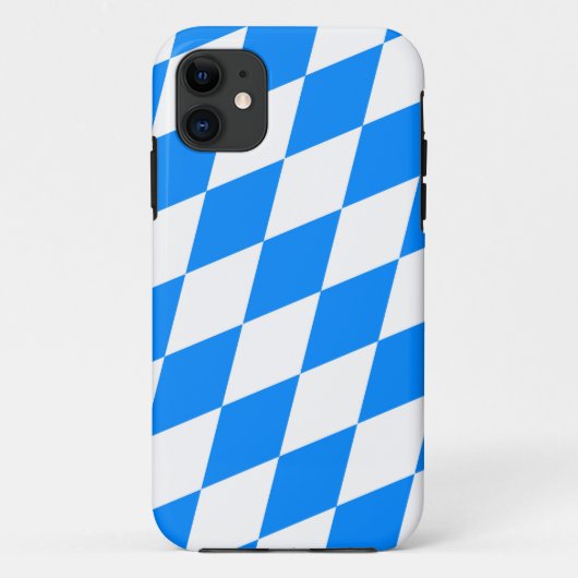 Bayern Rauten Fahne Case-Mate iPhone Case (Achterkant)