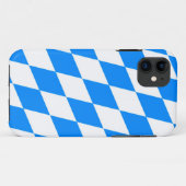 Bayern Rauten Fahne Case-Mate iPhone Case (Achterkant (horizontaal))