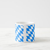 Bayern Rauten Fahne Espresso Kop (Voorkant)