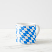 Bayern Rauten Fahne Espresso Kop (Voorkant rechts)