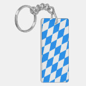 Bayern Rauten Fahne Sleutelhanger (Voorkant Links)