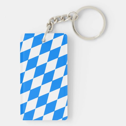 Bayern Rauten Fahne Sleutelhanger (achterkant)