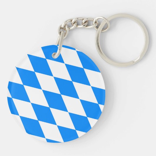 Bayern Rauten Fahne Sleutelhanger (Achterkant)