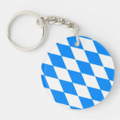 Bayern Rauten Fahne Sleutelhanger (Voorkant)