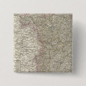 Bayern Vierkante Button 5,1 Cm (Voorkant)