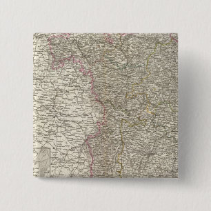 Bayern Vierkante Button 5,1 Cm