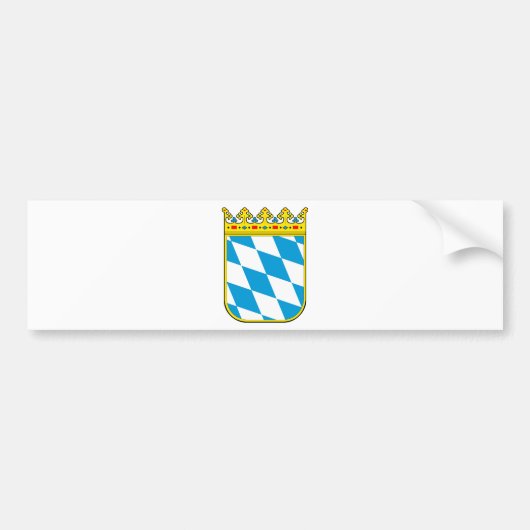Bayern Wappen Bumpersticker (Voorkant)