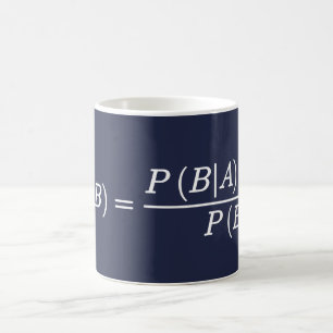 Bayes Stelling Wetenschap Wiskundige Vergelijking  Koffiemok