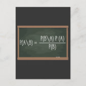 Bayes Theorem Probability Theory Data Science Briefkaart (Voorkant)