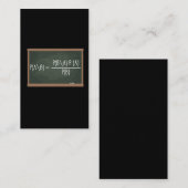 Bayes Theorem Probability Theory Data Science Visitekaartje (Voorkant / Achterkant)