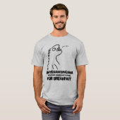 Bayesiaans dinosaurusshirt voor statistici t-shirt (Voorkant volledig)