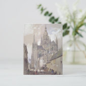 Bayeux Cathedraal, Uitzicht uit het zuidoosten Briefkaart (Staand voorkant)