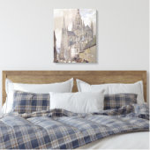 Bayeux Cathedraal, Uitzicht uit het zuidoosten Canvas Afdruk (Insitu (Slaapkamer))