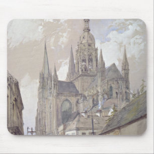 Bayeux Cathedraal, Uitzicht uit het zuidoosten Muismat