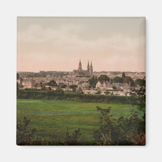 Bayeux - City Uitzicht Magneet (Voorkant)