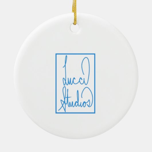 Bayeux Frankrijk Water Wheel Ornament (Achterkant)