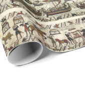 BAYEUX TAPESTRY 1066 Battle of Hastings Cadeaupapier (Rol Hoek)