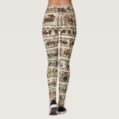 BAYEUX TAPESTRY 1066 Battle of Hastings Leggings (Achterkant)