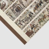 BAYEUX TAPESTRY 1066 Battle of Hastings Tissuepapier (Detail)