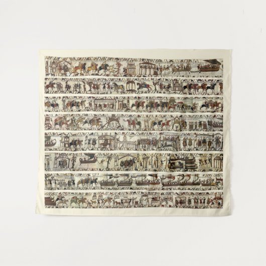BAYEUX TAPESTRY 1066 Battle of Hastings Wandkleed (Voorkant (horizontaal))