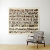 BAYEUX TAPESTRY 1066 Battle of Hastings Wandkleed (In Situ (horizontaal))