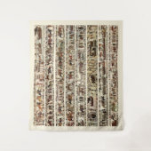 BAYEUX TAPESTRY 1066 Battle of Hastings Wandkleed (Voorkant)