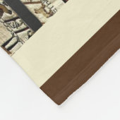 BAYEUX TAPESTRY 1066 Dood van koning Harold Fleece Deken (Hoek)