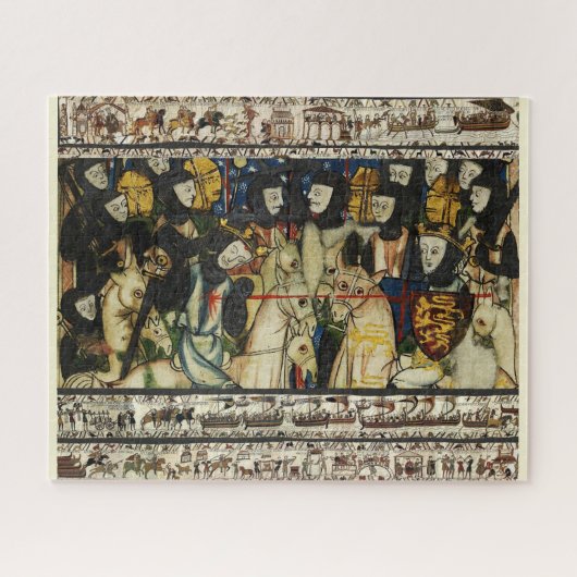 BAYEUX TAPESTRY 1066 Dood van koning Harold Legpuzzel (Horizontaal)