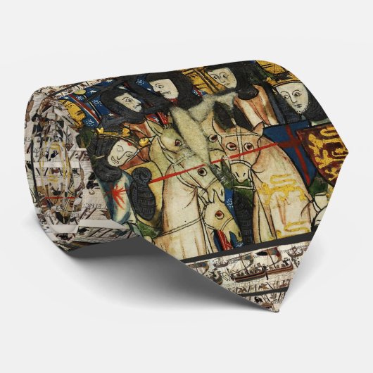 BAYEUX TAPESTRY 1066 Dood van koning Harold Stropdas (Opgerold)