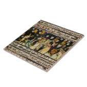 BAYEUX TAPESTRY 1066 Dood van koning Harold Tegeltje (Zijkant)