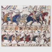 BAYEUX TAPESTRY 1066 NORMAN KNIGHTS AND ARCHERS CADEAUPAPIER (Vlak)