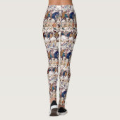BAYEUX TAPESTRY 1066 NORMAN KNIGHTS AND ARCHERS LEGGINGS (Achterkant)