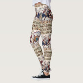 BAYEUX TAPESTRY 1066 NORMAN KNIGHTS AND ARCHERS LEGGINGS (Links)