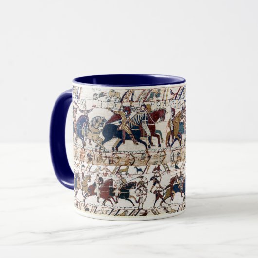 BAYEUX TAPESTRY 1066 NORMAN KNIGHTS AND ARCHERS MU MOK (Voorkant links)