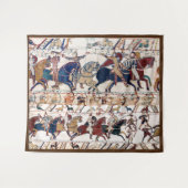 BAYEUX TAPESTRY 1066 NORMAN KNIGHTS AND ARCHERS WANDKLEED (Voorkant (horizontaal))