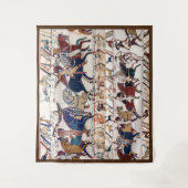 BAYEUX TAPESTRY 1066 NORMAN KNIGHTS AND ARCHERS WANDKLEED (Voorkant)